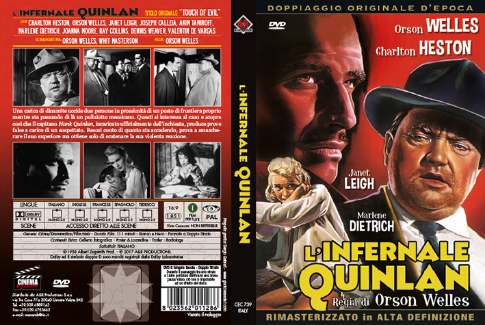 L'infernale Quinlan (1958) <br> Cinema & Cultura<br>A&R Productions